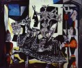 Paje de caballero y monje 1951 Pablo Picasso